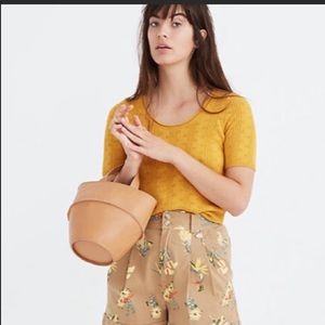 Madewell Pointelle Willford Sweater Tee